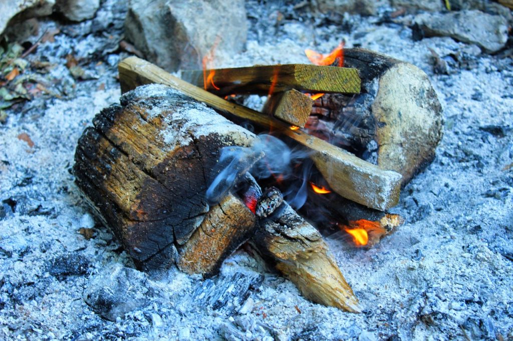 Campfire in Ash