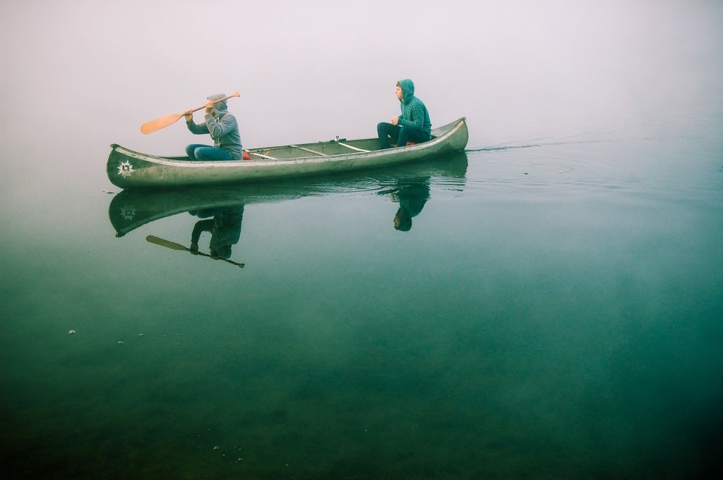 Two Guys in a Canoe
